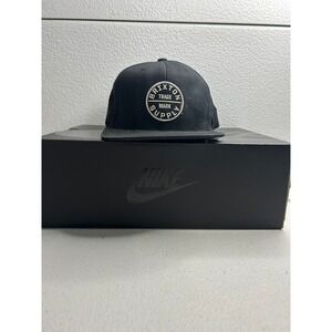 Brixton Trade Mark Supply Black Snapback Mens #405